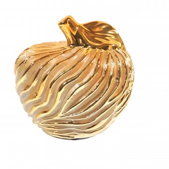Decoratiune ceramica mar GOLDEN TOUCH, 13 CM