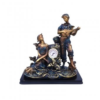 Statueta  cu ceas SERENADA, 28 cm