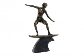 Statueta polirasina SURFER, 15.5x7.5x22.5