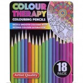 Creioane de colorat 18 culori, COLOUR THERAPY