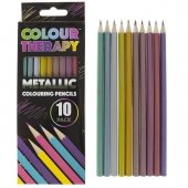 Creioane de colorat Color Therapy Metallic
