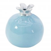 Decoratiune vaza ceramica  BLUE, 9x9.5 cm