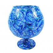 Vaza BLUE GLASS, 19 cm