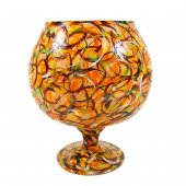 Vaza ORANGE GLASS, 19 cm