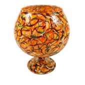 Vaza ORANGE GLASS, 19 cm